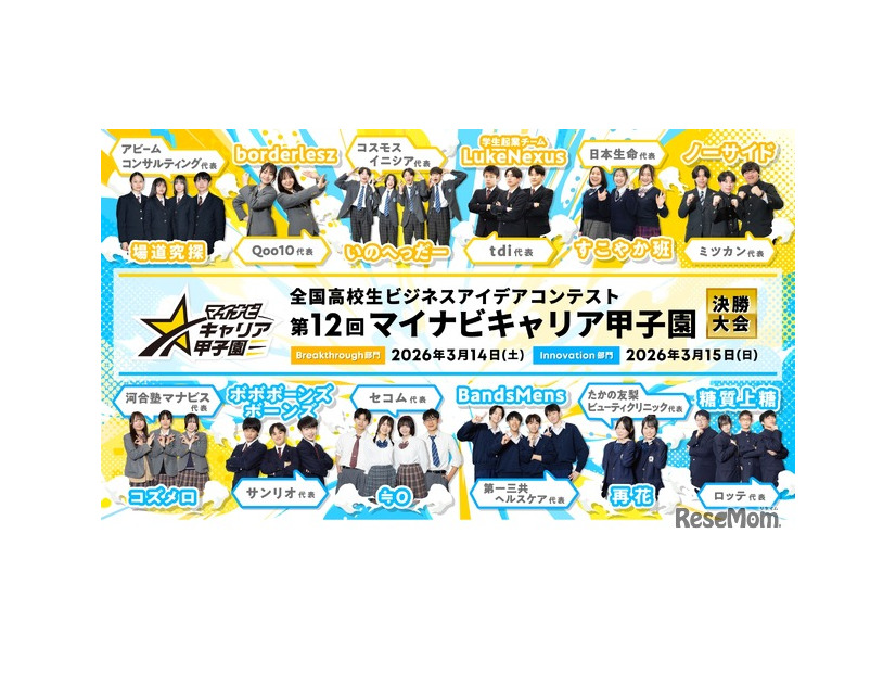 第12回マイナビキャリア甲子園　決勝大会