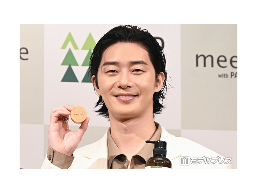 「meet tree」ブランドアンバサダー就任記者発表会に出席したパク・ソジュン（C）モデルプレス