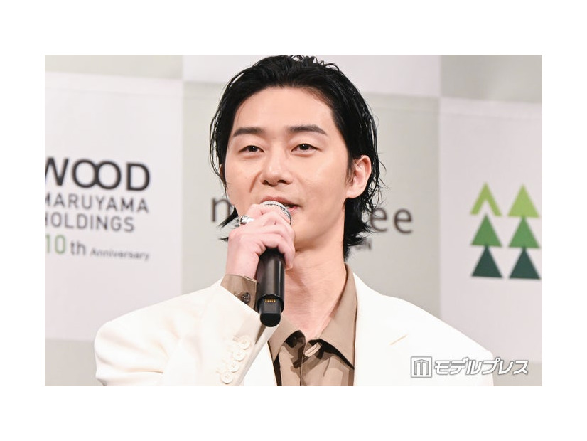 「meet tree」ブランドアンバサダー就任記者発表会に出席したパク・ソジュン（C）モデルプレス