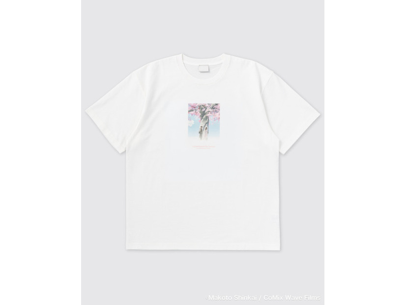 『秒速5センチメートル』×  FCW 桜花抄T　■価格：¥7,700（税込) ■サイズ：M / L / XL / XXL