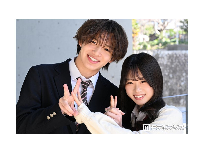 モデルプレスのインタビューに応じた今井暖大、時田音々（C）モデルプレス