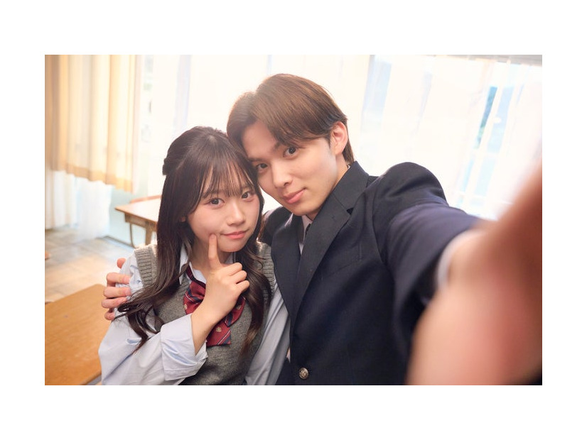 「今日好き＆幾田りら『パズル』スペシャルコラボムービー “あの一瞬に恋をした”」モデルプレス独占カット（C）AbemaTV, Inc.