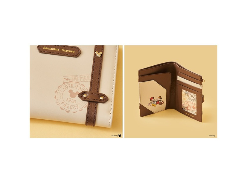 折財布　Samantha Thavasa ／DISNEY DREAM TRAVELコレクション「ミッキー＆ミニー」