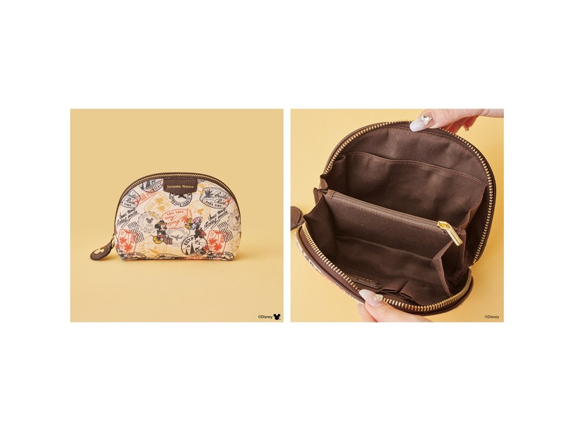 ポーチ　Samantha Thavasa ／DISNEY DREAM TRAVELコレクション「ミッキー＆ミニー」
