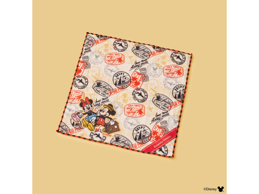 ハンカチ　Samantha Thavasa ／DISNEY DREAM TRAVELコレクション「ミッキー＆ミニー」