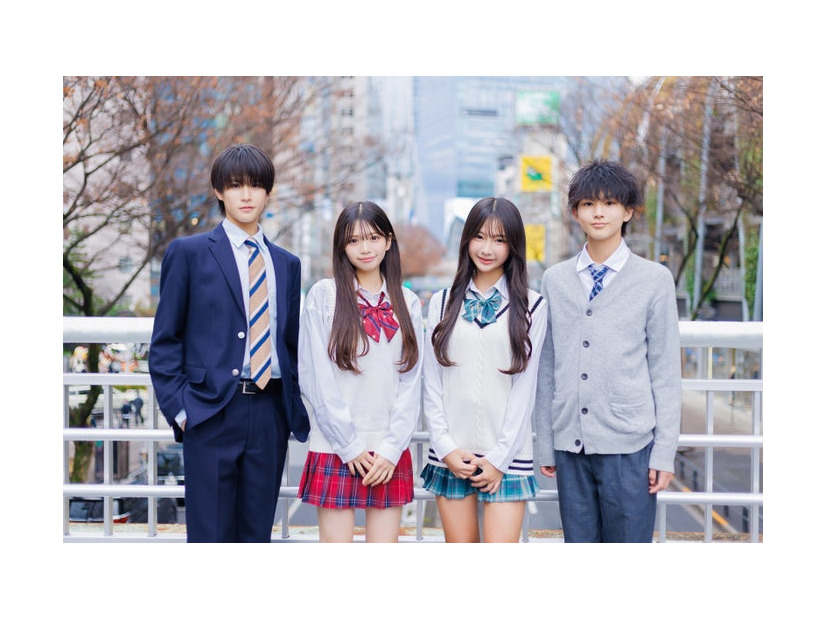 江畑皇之介、なんり、ほの、白坂洵葵（提供写真）