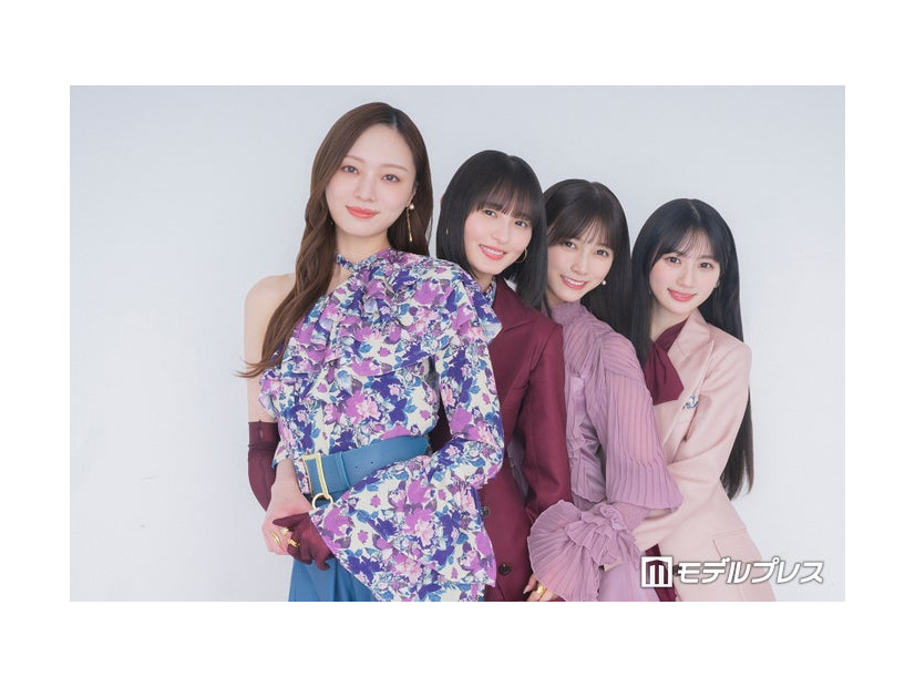 乃木坂46（左から）梅澤美波、遠藤さくら、池田瑛紗、川崎桜（C）モデルプレス