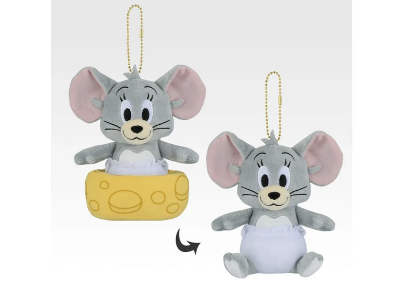 E賞 ディスプレイぬいぐるみマスコット タフィー／一番くじ トムとジェリー Colorful Funny Time！