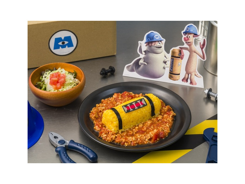 ＜悲鳴ボンベ＞悲鳴が詰まった！？トマトカレー　　税込2,090円「モンスターズ・インク」OH MY CAFE(C)Disney/Pixar