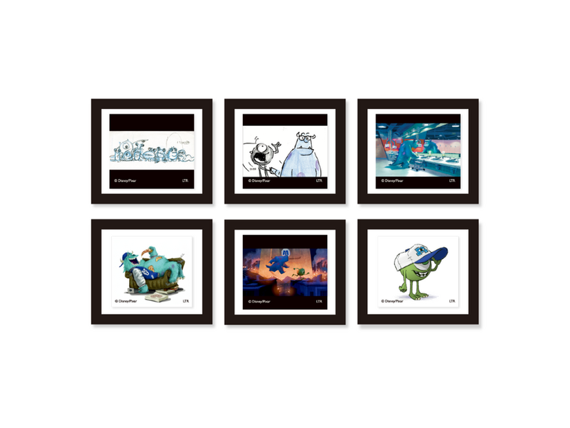 額縁マグネット（ランダム6種）　　税込990円「モンスターズ・インク」OH MY CAFE(C)Disney/Pixar