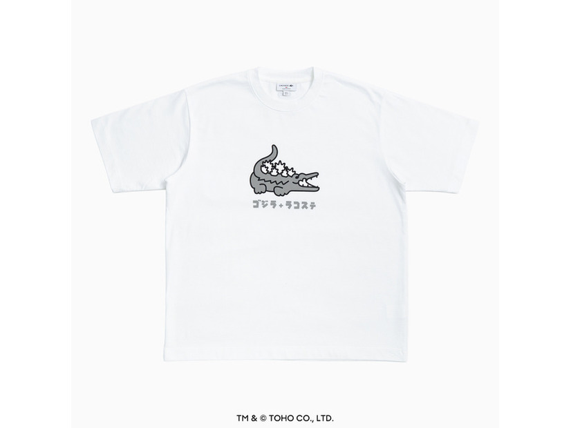 ☆ゴジラ＋ラコステTシャツ　15,400円（税込）ホワイト