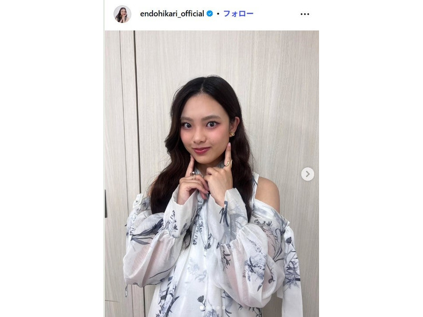 遠藤光莉Instagramより