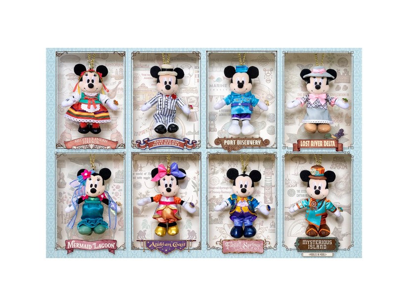 ぬいぐるみチャーム　東京ディズニーシー25周年“スパークリング・ジュビリー”©Disney ©Disney/Pixar