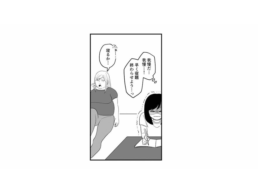 夏場の自室はエアコンなしの灼熱地獄。リビングで宿題をするが、そこでも母親に振り回される【毒親に育てられました２ #15】