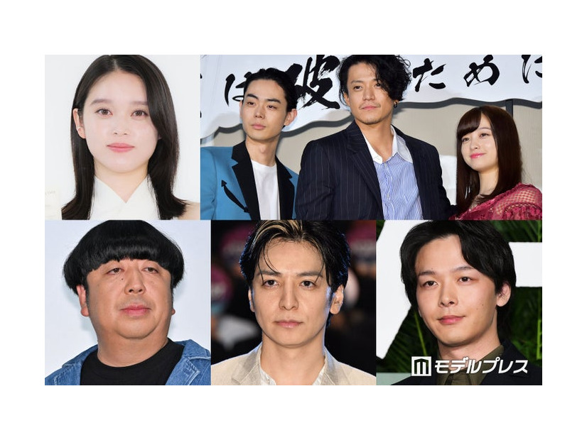 （上段左から）高石あかり、菅田将暉、小栗旬、橋本環奈（下段左から）日村勇紀、生田斗真、中村倫也（C）モデルプレス