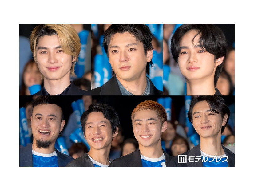 （上段左から）本田響矢・山田裕貴・越山敬達（下段左から）ノボせもんなべ、水間ロン、八村倫太郎、細田善彦（C）モデルプレス