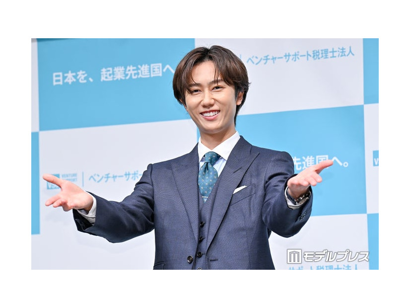 ベンチャーサポートアンバサダーに就任した阿部亮平（C）モデルプレス