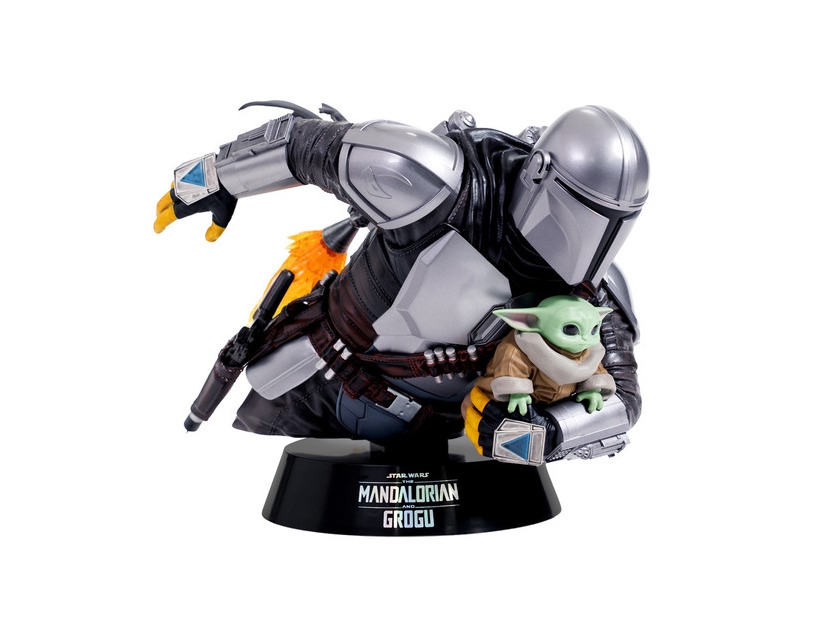 A賞マンダロリアン&グローグー スタチューフィギュア／© &  Lucasfilm Ltd.