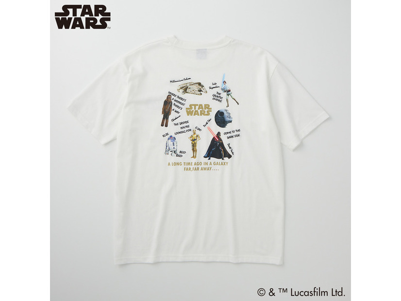 「スター・ウォーズ刺しゅう半袖Tシャツ」