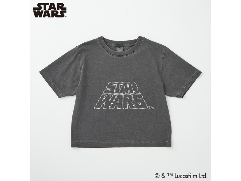 「スター・ウォーズレディスラインストーン半袖Tシャツ」