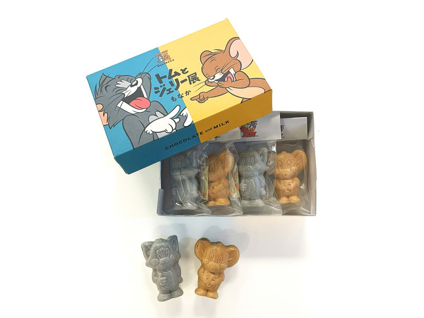 【限定】トムとジェリー85周年記念展  HKDSTOY「トムとジェリーモナカ チョコレート＆ミルク味」4個入（ひつじや謹製）_2,160円(税込)