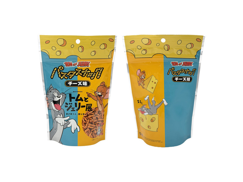 【限定】トムとジェリー85周年記念展　パスタスナック（チーズ味）_648円(税込)