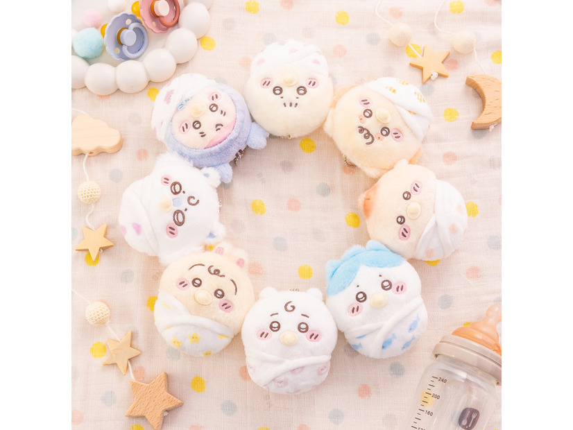 E賞：おくるみマスコット「Chiikawa Baby ぬいぐるみくじ」©nagano