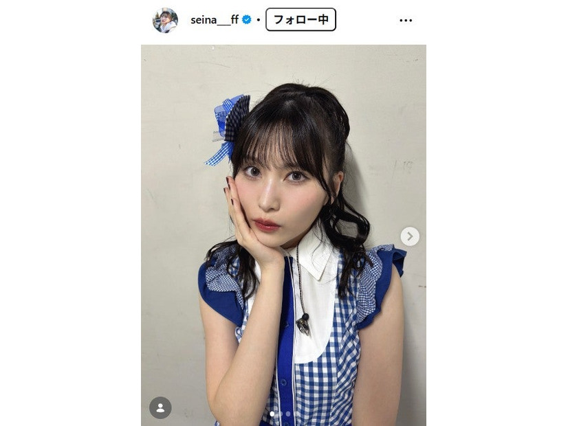 福岡聖菜Instagramより