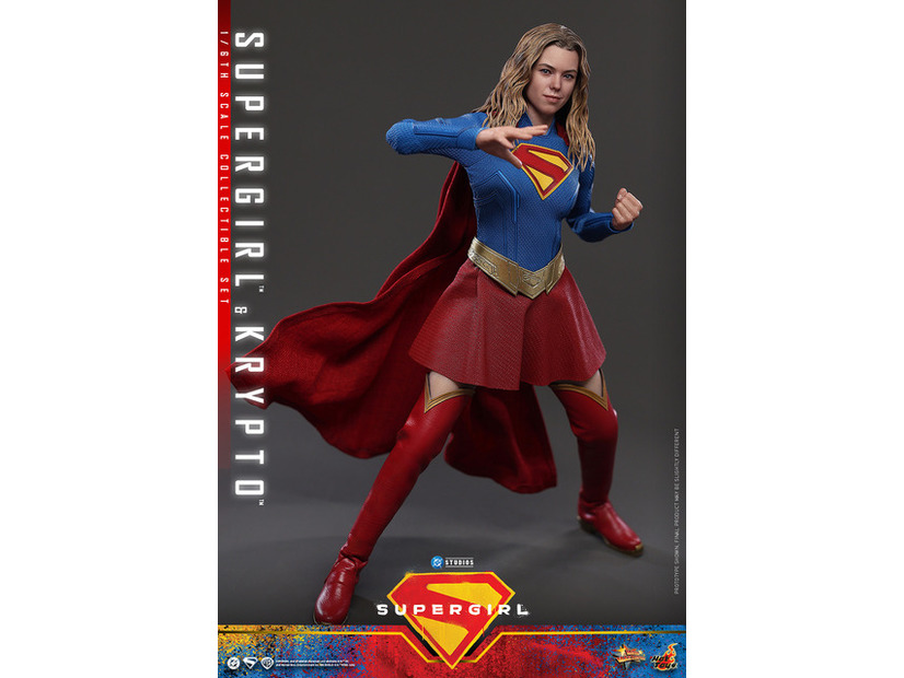 1/6スケールフィギュア　スーパーガール＆クリプト