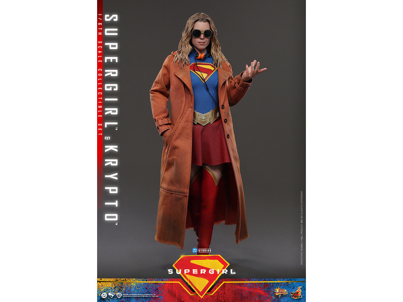1/6スケールフィギュア　スーパーガール＆クリプト