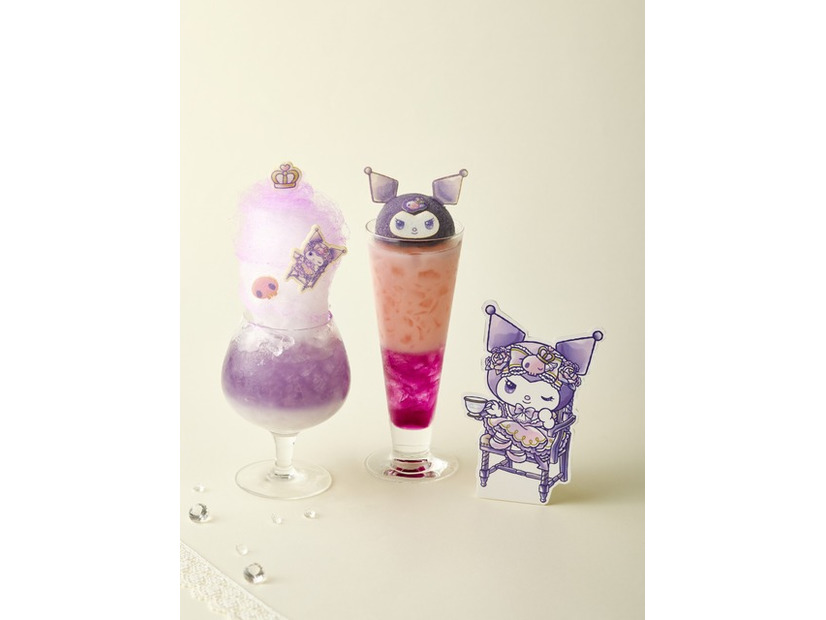 左：KUROMI Cotton Trick　右：KUROMI Silky Float「KUROMI Afternoon Tea at Castillian」