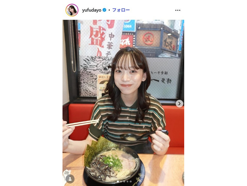 由布菜月Instagramより