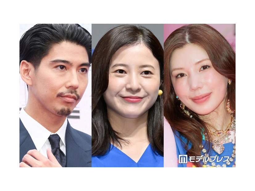 賀来賢人、吉高由里子、仲里依紗（C）モデルプレス