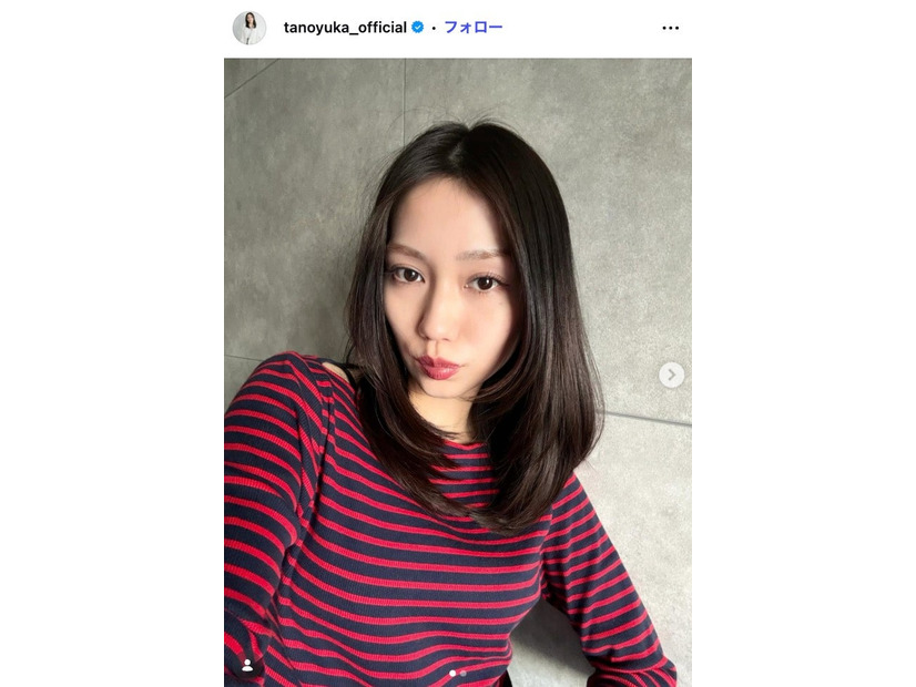 田野優花Instagramより