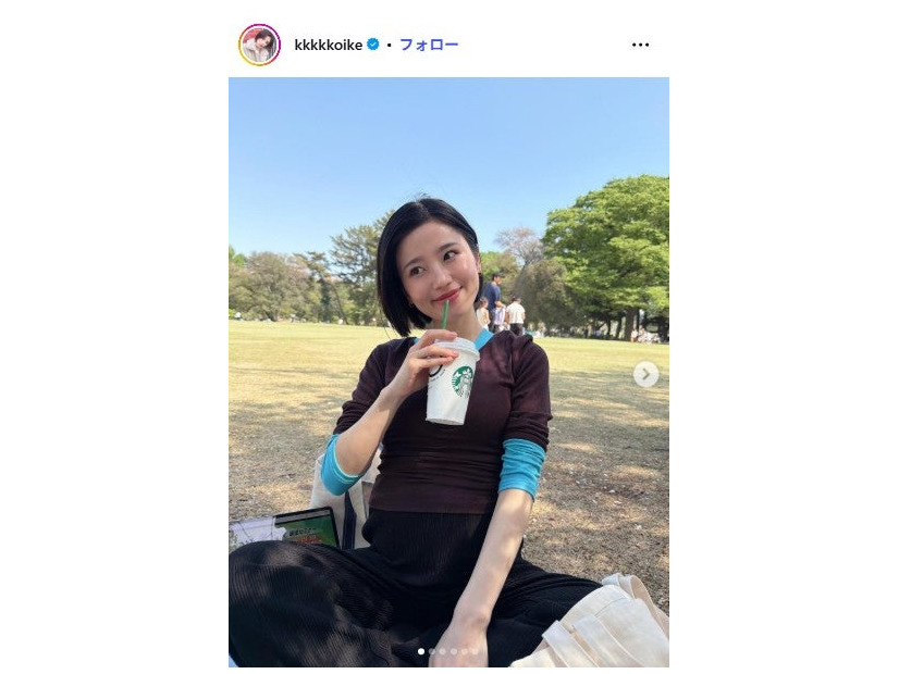 小池美由Instagramより