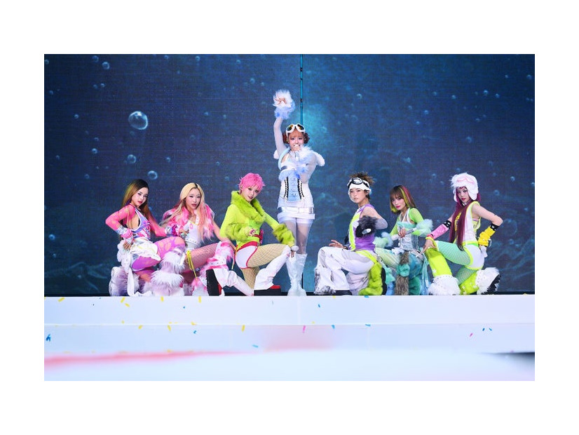 XG（左から）HARVEY、MAYA、CHISA、JURIA、COCONA、JURIN、HINATA（提供写真）