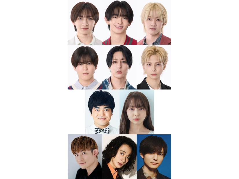 （上段左から）川崎皇輝、内村颯太、元木湧、北川拓実、安嶋秀生、松尾龍、加藤諒、西田ひらり、松崎祐介、戸塚祥太、薮宏太（提供写真）