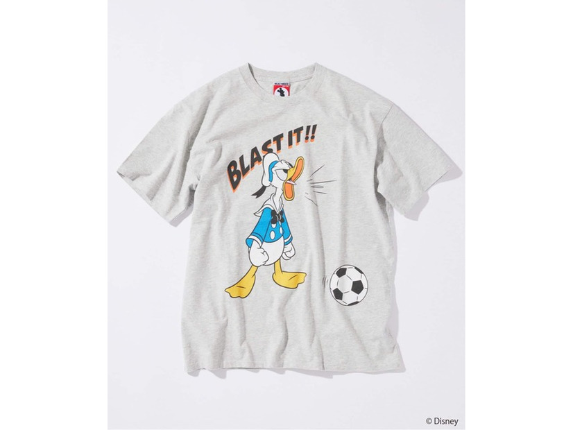 MICKEY MOUSE / ミッキー マウス 別注 サッカー プリント Tシャツ ©Disney
