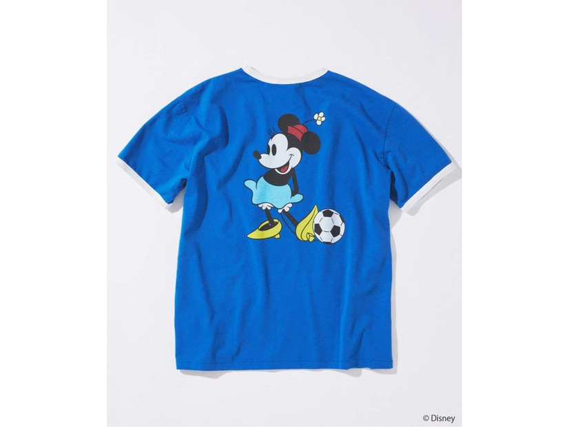 MICKEY MOUSE / ミッキー マウス 別注 サッカー プリント Tシャツ ©Disney