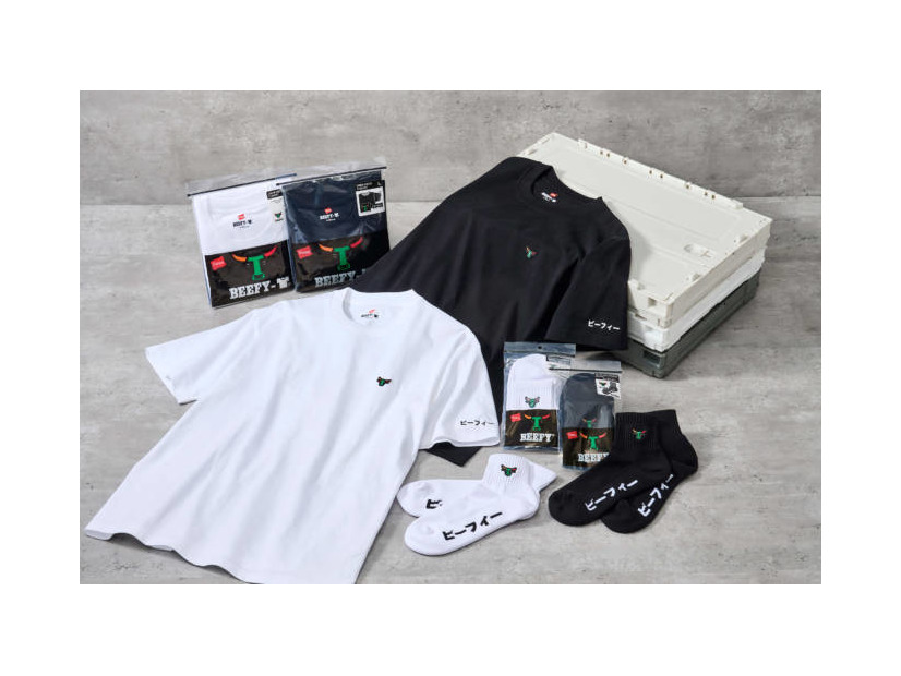 ヘインズ、セブン‐イレブンとの初のコラボアイテム「BEEFY-T」「BEEFYソックス」を7月11日より順次発売