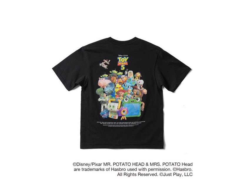 大集合Tシャツ（BLACK）「『TOY STORY』COLLECTION」