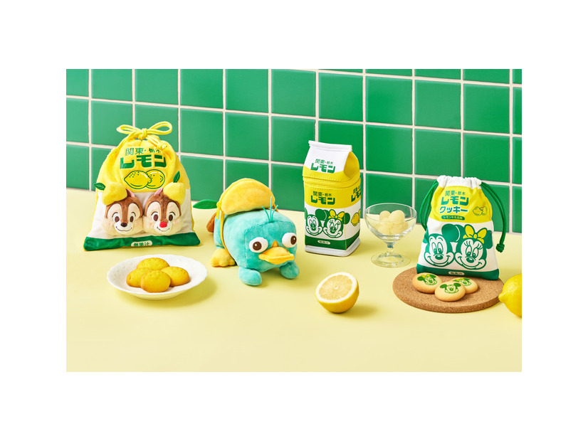 レモン型チョコインクッキー　レモンラムネ　レモングミ　プリントクッキーレモン／© Disney