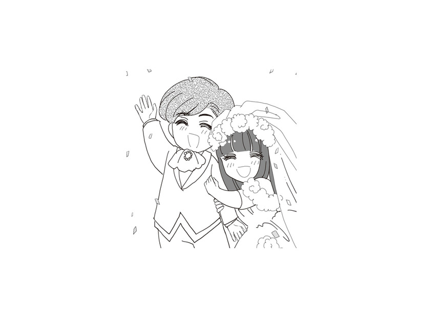 無事に結婚式を挙げたパパと彼女。そんなふたりを見つめる娘の表情は…【パパ、赤ちゃんが生まれないなら再婚してもいいよ #５】
