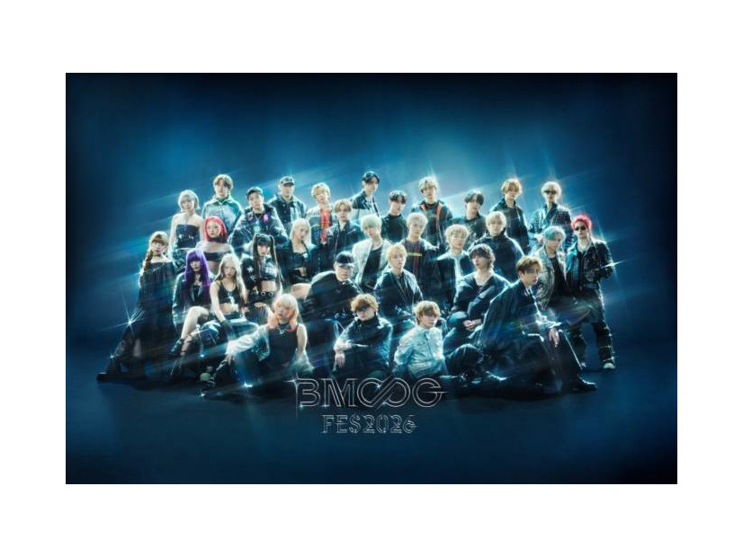 BMSG主催の大規模フェス「BMSG FES’26」出演アーティスト解禁。Novel Core、BE:FIRSTらがラインナップ