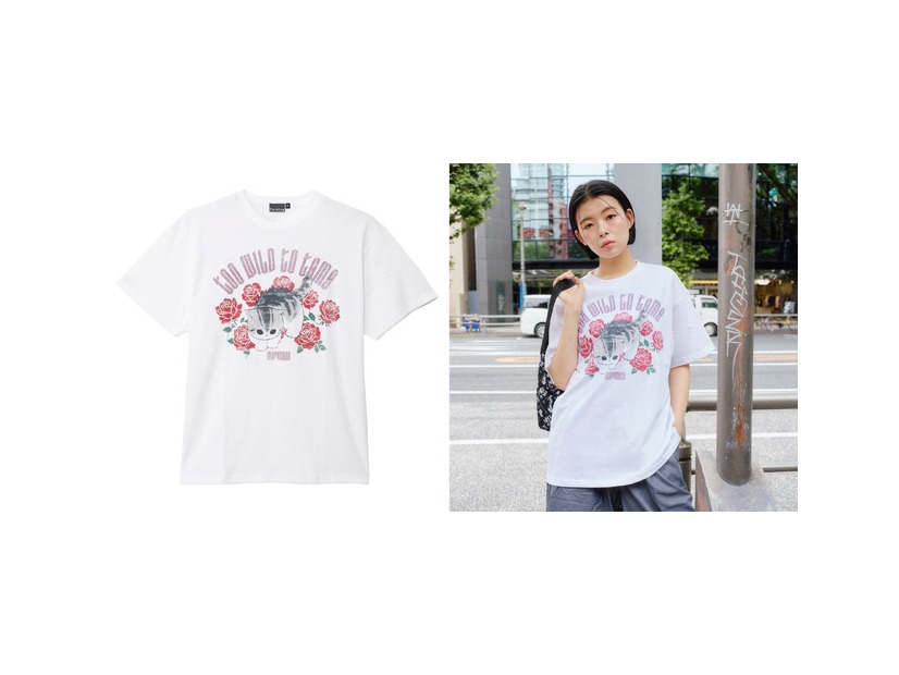 Tシャツ 　TOO WILD TO TAME©︎mofusand