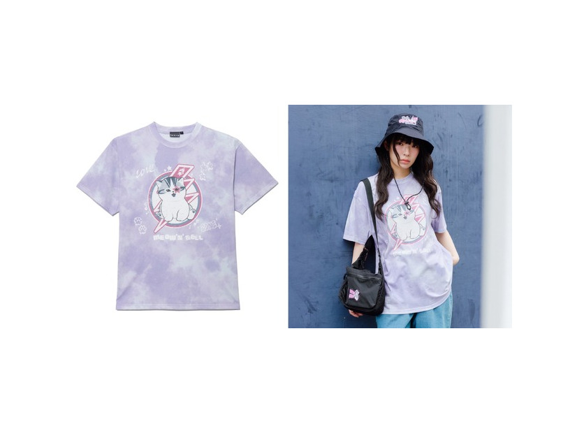Tシャツ 　MEOW’N’ROLL©︎mofusand