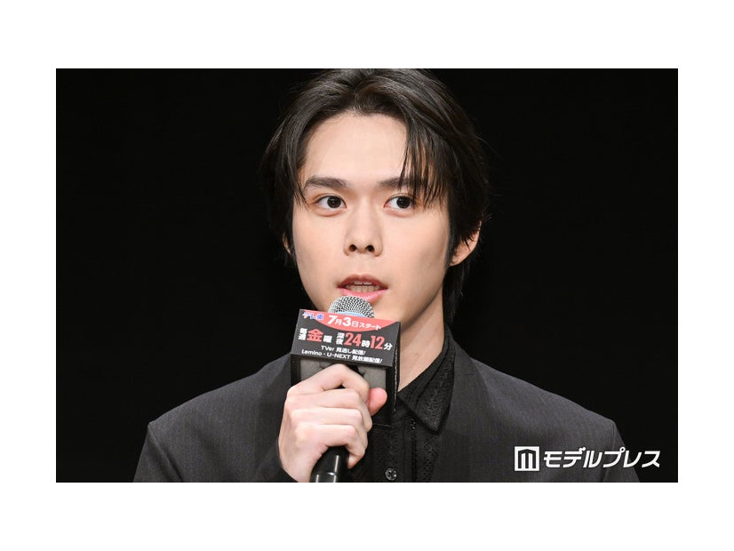 「ストレンジ -伊藤潤二の夜も眠れぬ奇妙な話-」記者会見に登壇した細田佳央太（C）モデルプレス