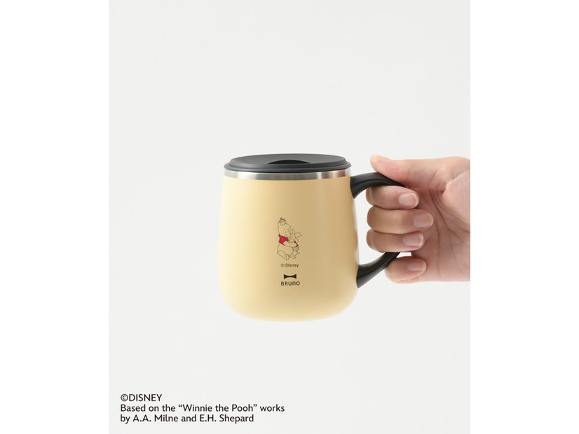 Pooh蓋つきステンレスマグ