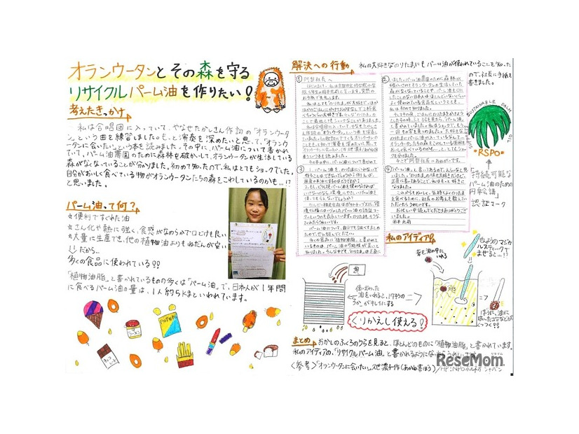 2024年最優秀作品（作者：京都府 小学5年生）
