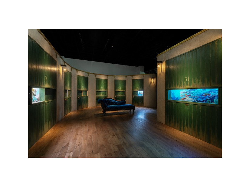 「パノラマボックス展」の展示空間　© Studio Ghibli